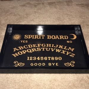 Ouija board coffee table tray